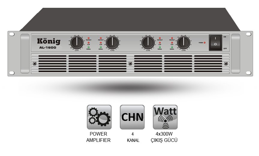 KÖNİG AL-1600S POWER ANFİ