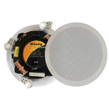 König K-6 Alçıpan Tavan Hoparlörü 30 Watt 16 cm