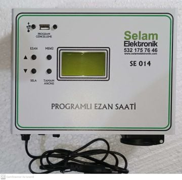 SE 014 (DUVAR TİPİ) PROGRAMLI EZANMATİK