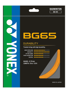 BG65 10m Badminton Kordajı - Turuncu | Yonex