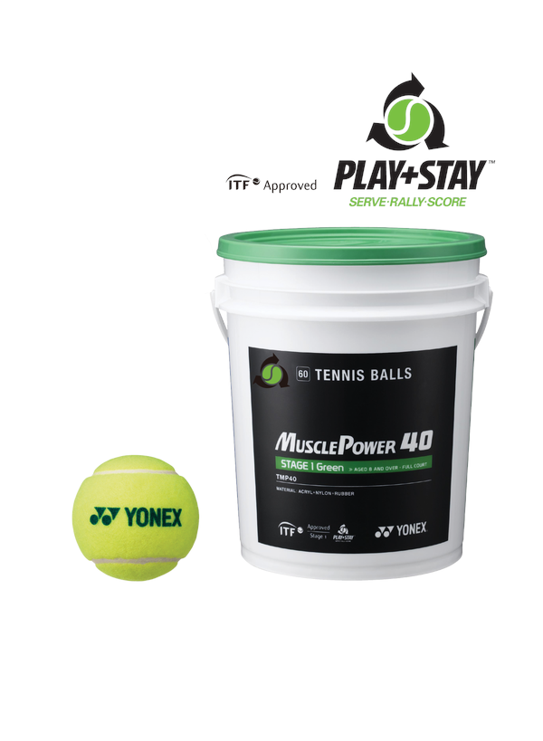 YY22 Muscle Power 40 (ST-1) Yeşil Tenis Topu 60 lı |Yonex