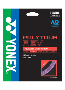 PolyTour Rev 125 Monofilament 12m Tenis Kordajı - Mor |Yonex