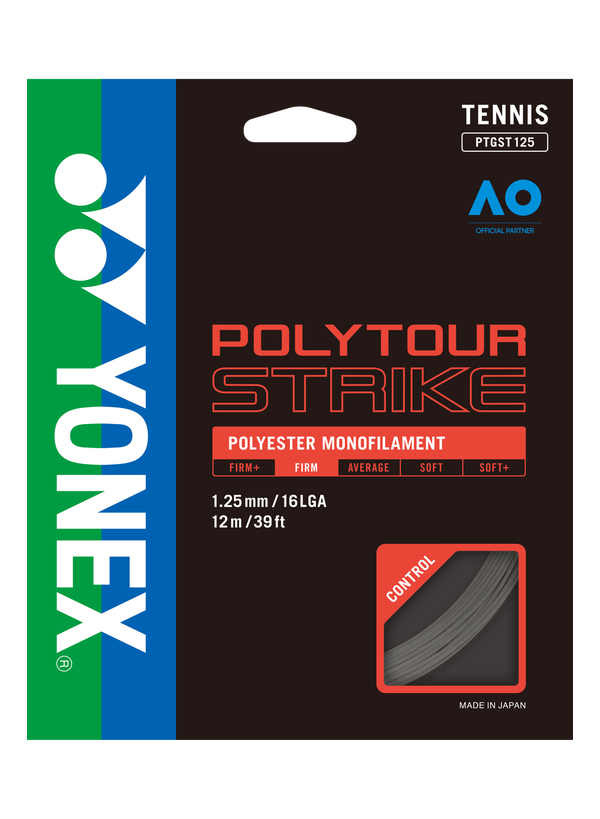 PolyTour Strike 125 Monofilament 12m Tenis Kordajı - Füme | Yonex