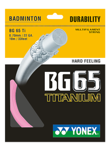 BG 65 Titanyum Badminton Kordajı - Pembe | Yonex