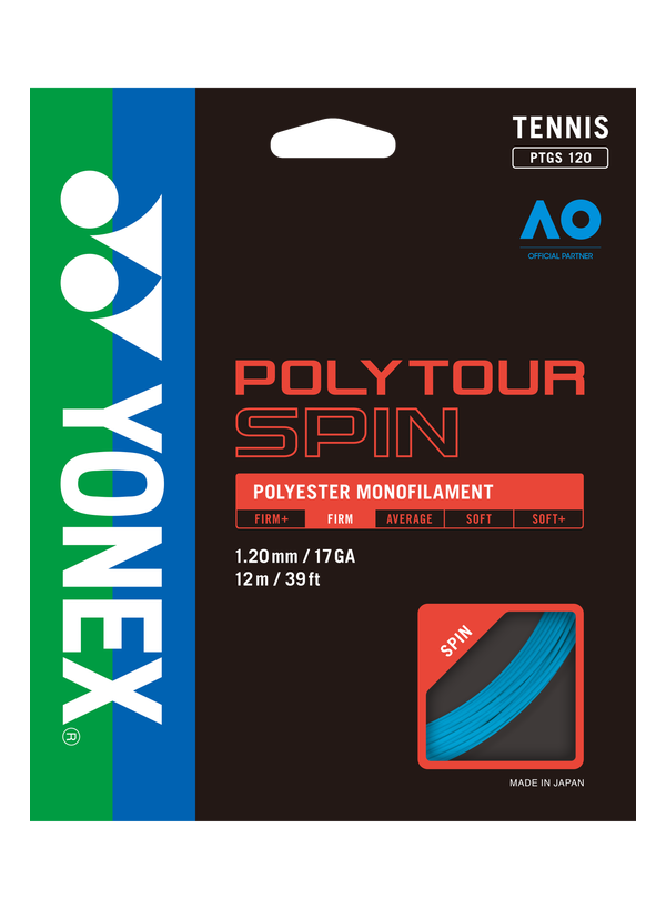 PolyTour Spin 120 Monofilamet 12m Tenis Kordajı - Mavi |Yonex