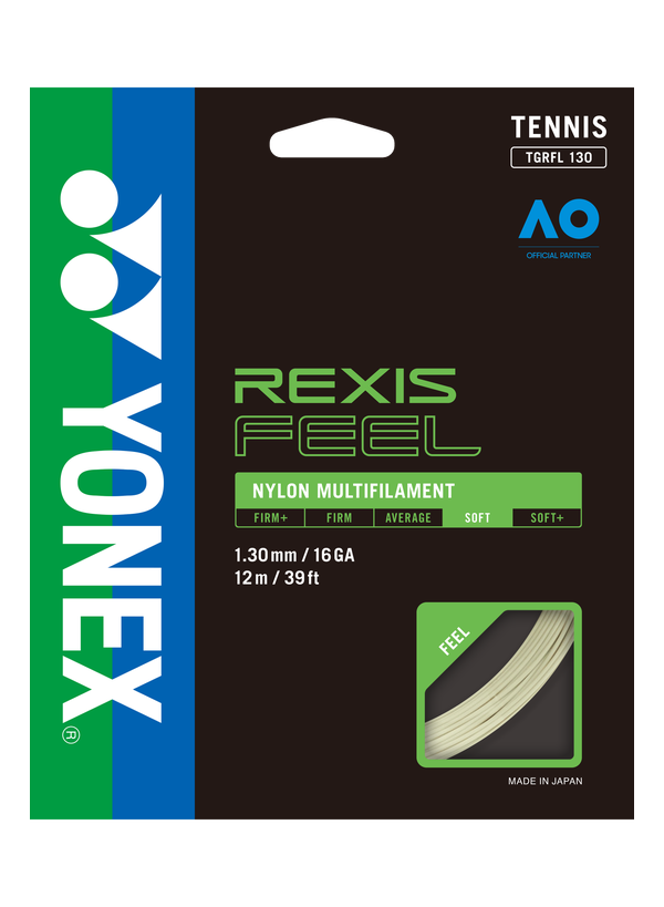 Rexis Feel 130 Multifilament 12m Tenis Kordajı - Beyaz | Yonex