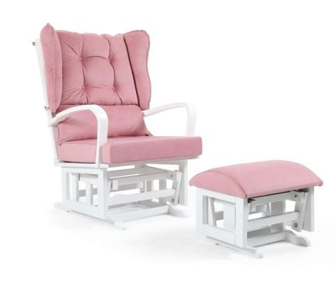 Astoria Sallanır Koltuk Beyaz / Pembe