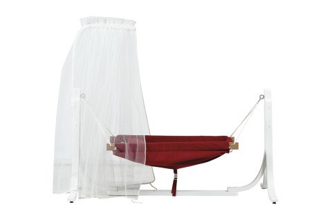 Cosmo Hamak Beşik - Beyaz / Bordo