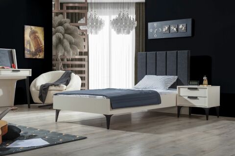 Kolezyum Ay Genç Odası - (Dolap + Çalışma Masası + Başlıklı Karyola (100x200)
