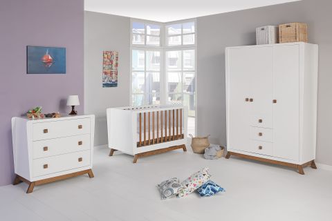 Rococo White Bebek Odası Takımı