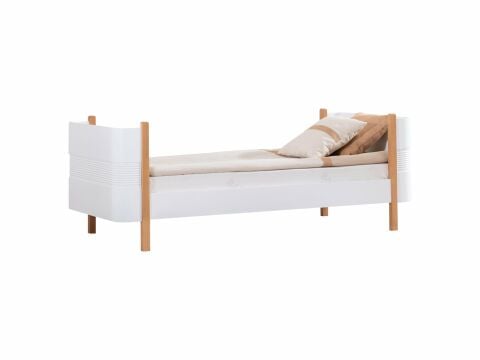 Oval Karyola - Naturel / Beyaz