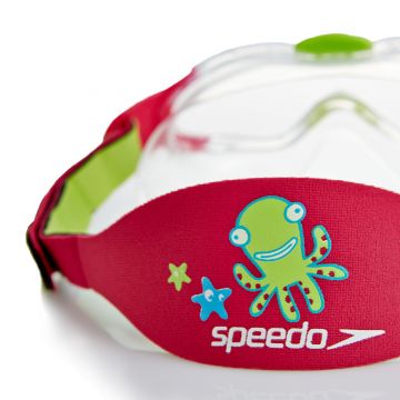 Speedo Sea Squad Çocuk Maskesi - Pembe/Yeşil