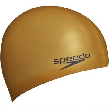 Speedo Silikon Yüzücü Bonesi - Altın/Siyah