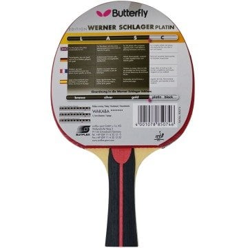 Butterfly Werner Schlager Platin Masa Tenisi Raketi 85074