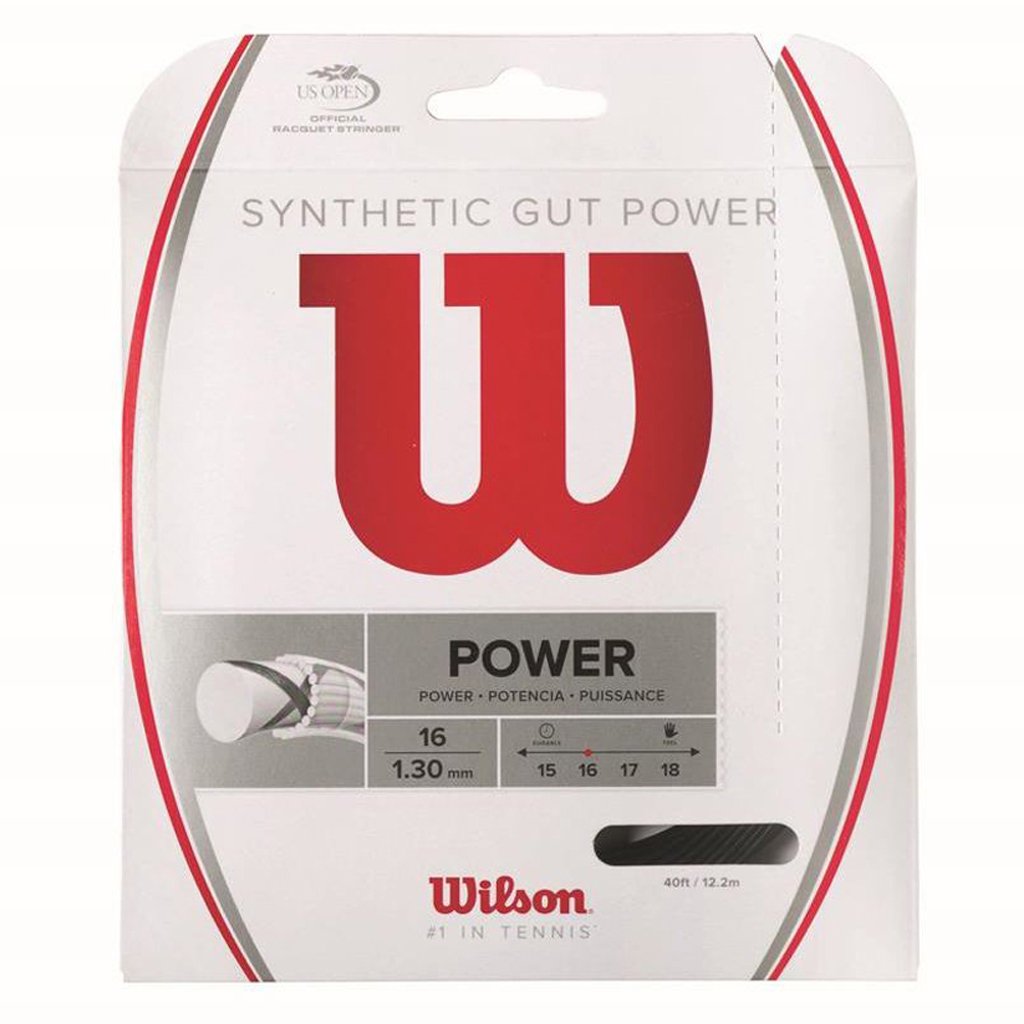 Wilson WRZ945200 Synthetic Gut Power 16 Tenis Raket Kordajı