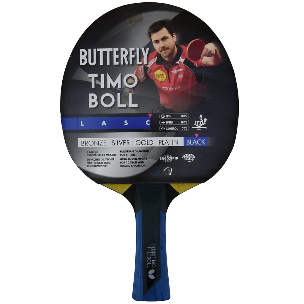 Butterfly Timo Boll Black ITTF Onaylı Masa Tenisi Raketi 85031