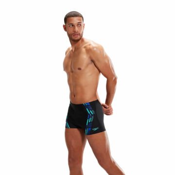 Speedo Tech Print Aquashort Erkek Yüzücü Mayosu 34