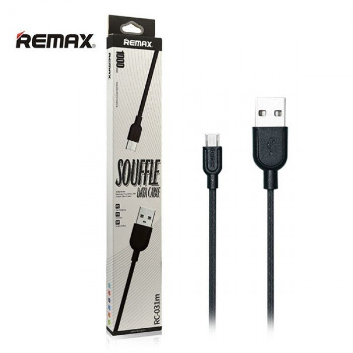 Samsung LG Xiaomi için REMAX RC-031m Sufle 100cm Micro Usb 2.1A Hızlı Şarj ve Data Veri Kablosu