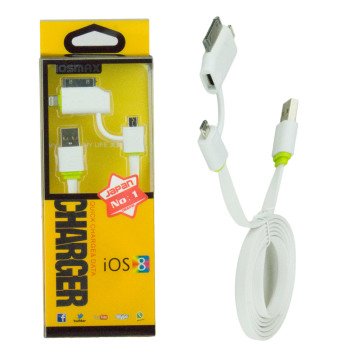 iosmax Multi Çok fonksiyonlu ios linghtning, android ve ipad Uyumlu Micro usb Kablosu 120cm iphone 4, ipad 2