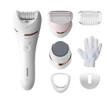 Philips BRE730/05 Epilator Series 8000 Islak ve Kuru epilatör