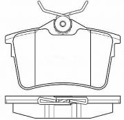 Fren Balatası Arka Peugeot Partner 1.6 Hdı 16.70MM 2008- 4254.29-BP1138200