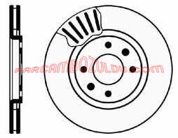 ÖN FREN DİSK TAKIM ZX 4246.V3
