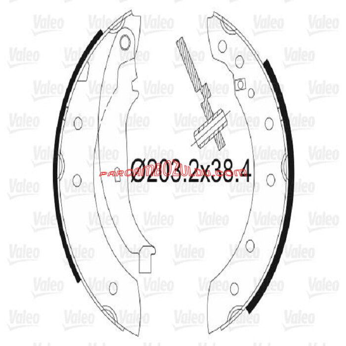 Arka Fren Balatası R19 - 7701203979