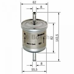 Benzin Filtresi Evasıon-Saxo-Xantıa-P106-P306-309-405-406-605-Logan-Solenzo Bosch 1567.93