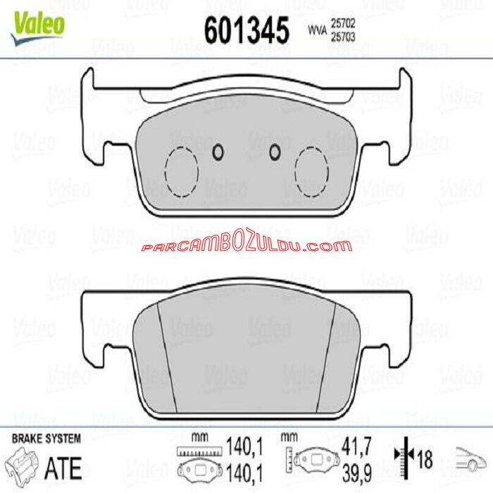 Ön Fren Balata Takım Clio IV - 410605612R