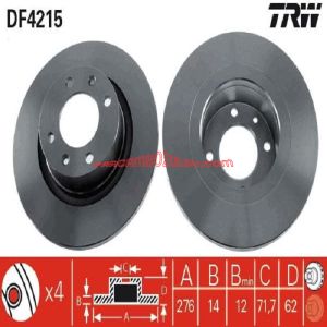 4246.W4 Arka Fren Disk Aynası C5