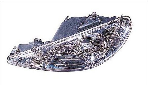 FAR SAĞ GTI ÇİFT OPTİK-ŞEFFAF 97-09  206 6205.S9