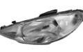 SOL FAR KOMPLE (H4 HALOJEN AMPUL) (ÇİZGİLİ TİP) PEUGEOT 206 (1998>2000) OEM NO: 6204.S7 LUVİ MARKA