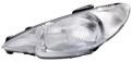 SOL FAR KOMPLE (H4 HALOJEN AMPUL) (ÇİZGİLİ TİP) PEUGEOT 206 (1998>2000) OEM NO: 6204.S7 LUVİ MARKA