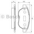 CITROEN C3 ÖN FREN BALATASI BOSCH4252.22 -0986TB2409