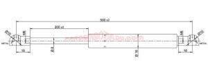 Peugeot : 308 II Bagaj Amortisörü - 9807899380