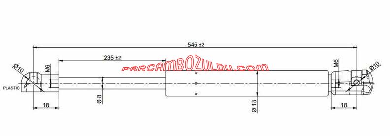 Citroen : C4 Bagaj Amortisörü - 8731J8