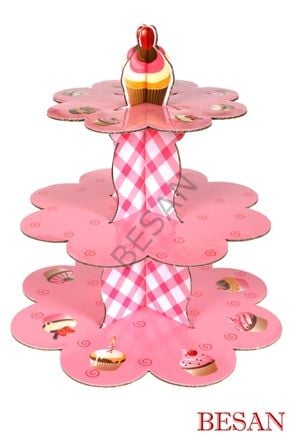 MYEBI KARTON CUPCAKE STANDI CUPCAKE DESENLİ