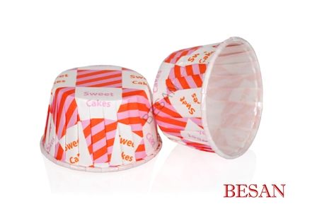 ÖZEL PET KAPSÜL 44*35mm 50 ADET PEMBE SWEET CAKES