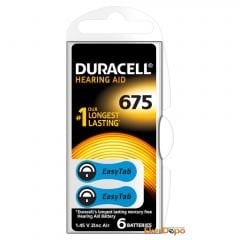 DURACELL İŞİTME CİHAZI PİLİ NO.675