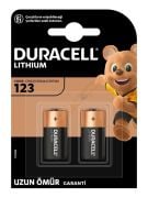 DURACELL LİTYUM CR 123A PİL 2'Lİ