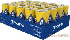 VARTA İNDUSTRİAL ALKALİN ORTA PİL C 20'Lİ