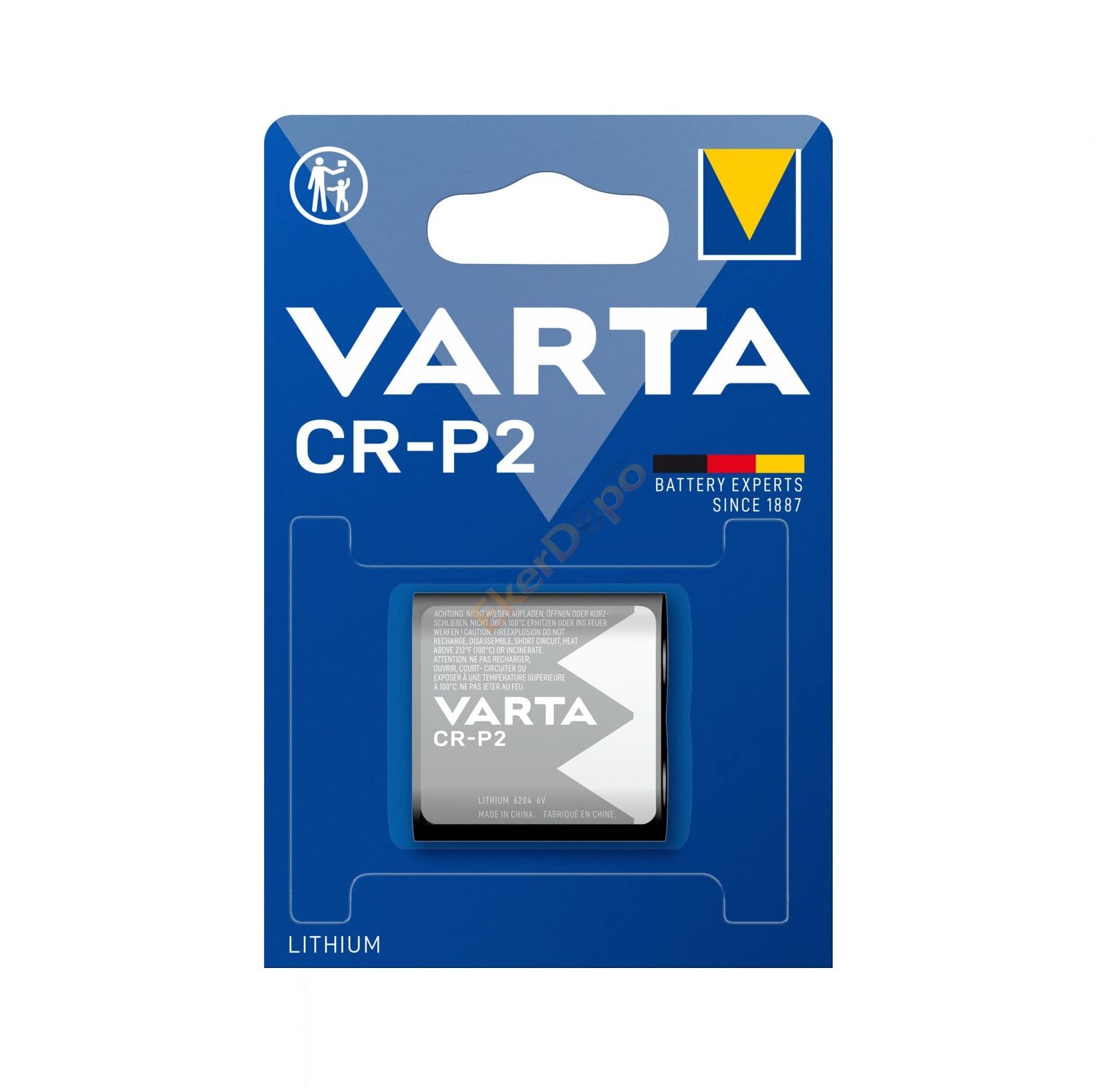 VARTA LİTYUM CR-P2/223