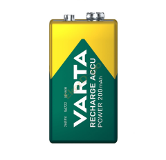 VARTA ŞARJLI 9 VOLT PİL 200mAh