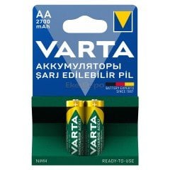 VARTA ŞARJ EDİLEBİLİR KALEM PİL (AA) 2700mAh 2'li