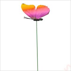 Bükülebilir Çubuklu ve 3 Boyutlu Kelebek, 12 Adet - Rainbow