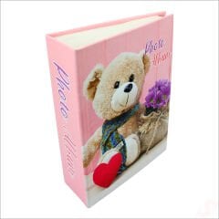 Bebek Fotoğraf Albümü, 10cm x 15cm x 100 Resimlik - Pembe