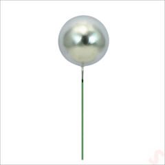Çubuklu SüSLeme Topu, 3cm x 8 adet - Gümüş