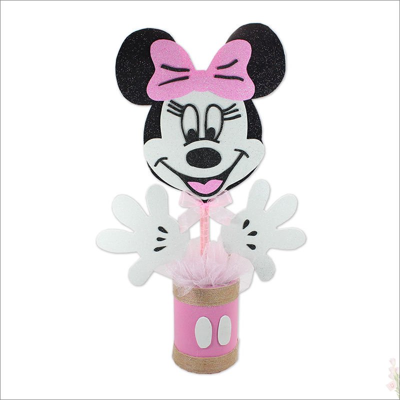 Minnie Mouse Masa Süsü, 45cm x 20cm - Pembe