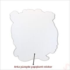 Deniz Canlıları Aynalı Duvar Stickerı, 33cm x 33cm