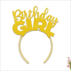 Birthday Girl Taç - Altın